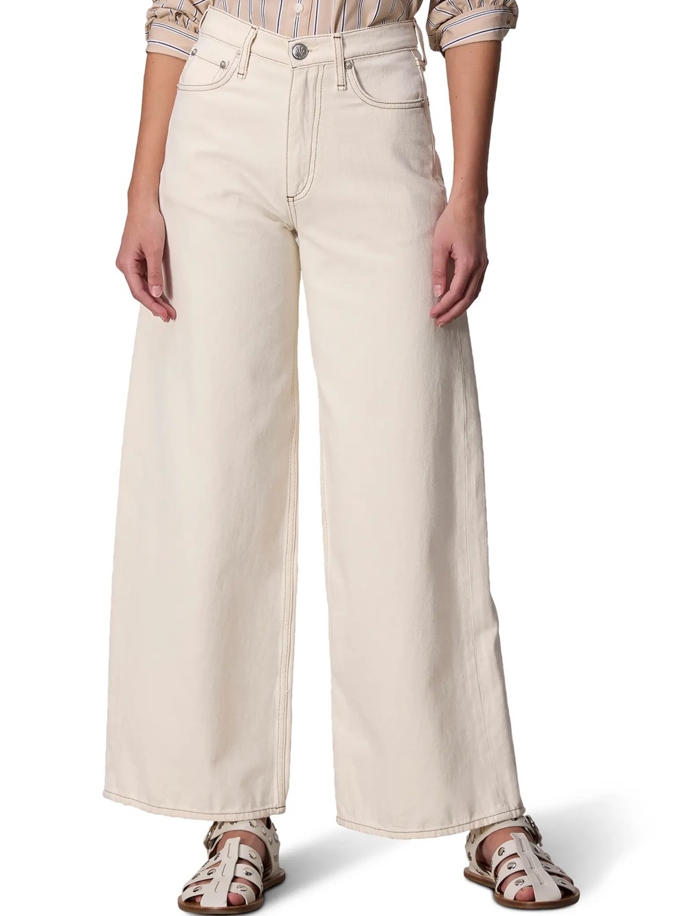NWT Rag & Bone The Sofie High-Rise Ultra Wide Ankle Jeans – Size 26